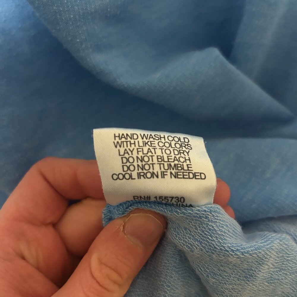 Jane and Delancey Blue Tunic Top, size S - Picture 10 of 12